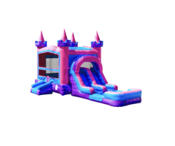 Princess Castle with Double Lane Slide Combo