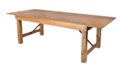 Chestnut 8FT (96″ x 40″) Farmhouse Table