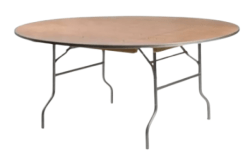 5FT (60″) Round Heavy Duty Plywood Table